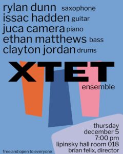 Brian Felix X-Tet Ensemble @ Lipinsky Auditorium, UNCA Campus