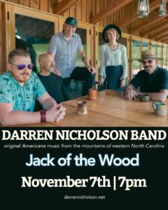 Thursday Bluegrass Jam hosted by The Darren Nicholson Band @ Jack Of The Wood