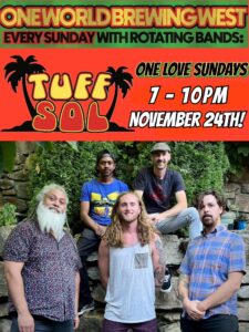 One Love Sundays @ One World Brewing - West | Asheville | North Carolina | United States