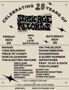 Celebrating Twenty Years @ Static Age-Records