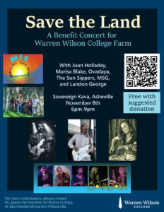 Save the Land: Benefit Concert for the Warren Wilson College Farm @ Sovereign Kava