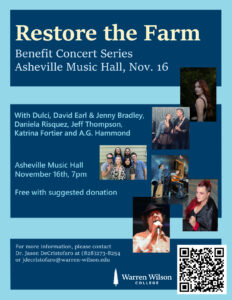 Save the Land: Benefit Concert for the Warren Wilson College Farm @ Asheville Music Hall