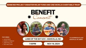 Benefit Concert for Disaster Relief @ Land of the Sky UCC | Asheville | North Carolina | United States