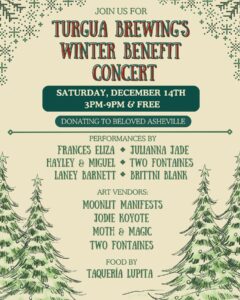 Artists Market & Benefit Concert @ Turgua Brewing Fairview