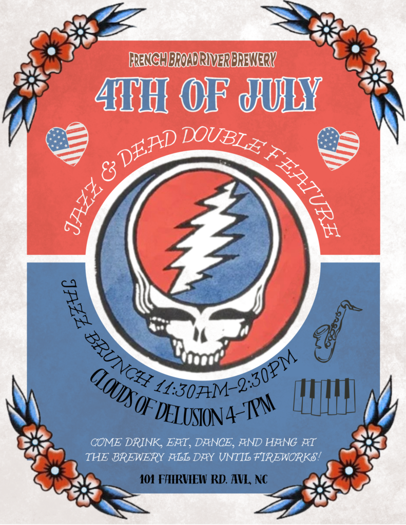 Red White and Blue Bold Modern 4th July Event Flyer 16 scaled